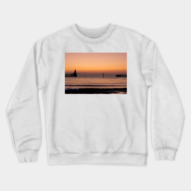 New Year's Day Sunrise Crewneck Sweatshirt by Violaman